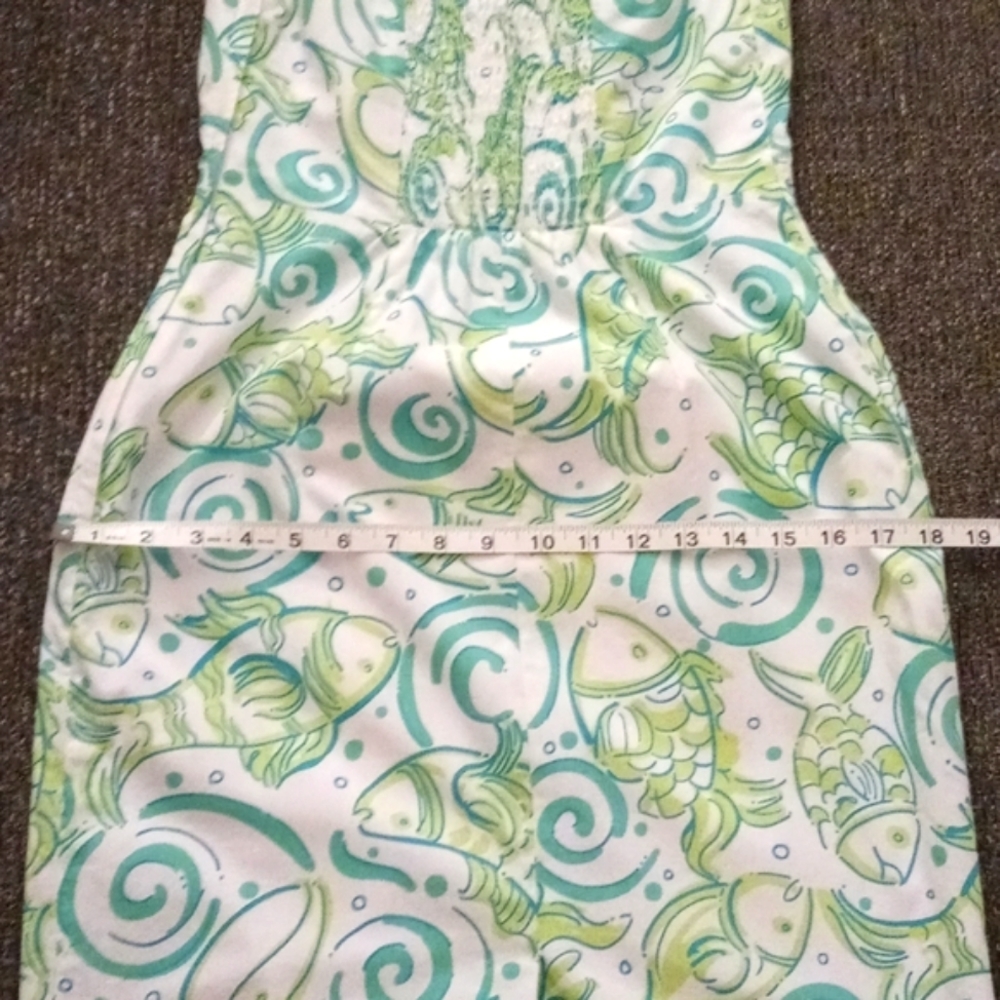 🆕 🐟VTG Lilly Pulitzer🐟 - "School's Out" Strapless Dress - Picture 14 of 16